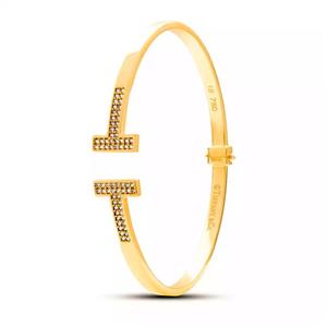 بنگل طلا تیفانی با نگین  GBC0001 