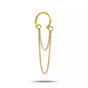 ایرکاف طلا حلقه و زنجیر دو رج