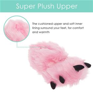 Silver Lilly Bear Paw Animal Slippers 