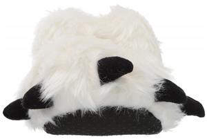 Silver Lilly Bear Paw Animal Slippers 