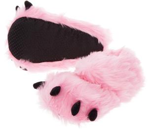 Silver Lilly Bear Paw Animal Slippers 