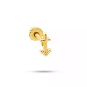 پیرسینگ طلا ماه تولد آذر