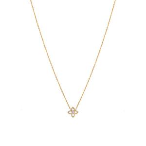 گردنبند لویی ویتون تو خالی نگینی