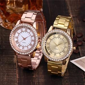 Womens Watches Clearance Sale, Women Crystal Quartz Stainless Steel Watch for Women Wrist Analog Watch