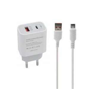 شارژر کامل تایپ سی آبودوس مدل abodos AS-CS23KIT