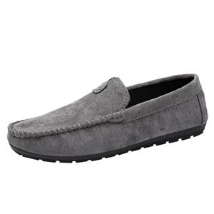 WuyiM® Hot Sales Summer Men's Comfortable lip-on Loafer Casual Shoes Breathables Driving Bean Solid Shoes 