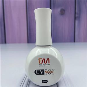 تاپ ژل ناخن ای ام E.M  حجم  30ML