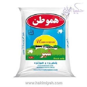 شیر تازه کیسه ای هموطن 800 میل
