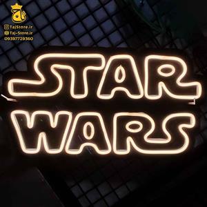  تابلو شاسی نئون گیمینگ استار وارز starwars کد 6363
