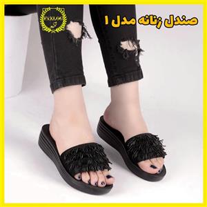 صندل دمپایی طبی پاشنه دار زنانه سردوشی