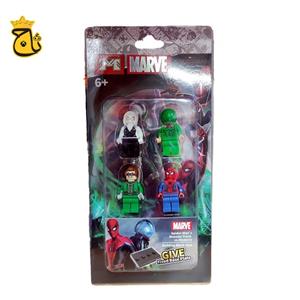 لگو مینی فیگور اسپایدرمن مجموعه 4 تایی مدل 1