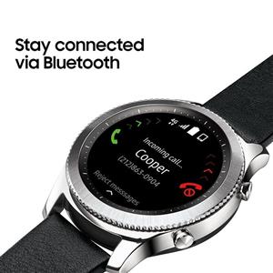 ساعت هوشمند سامسونگ مدل Gear S3 Classic SM-R770 بند چرمی( جعبه باز) Samsung Gear S3 Classic Smartwatch (Bluetooth), SM-R770NZSAXAR – US Version with Warranty