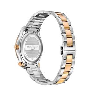 ساعت مچی مردانه Salvatore Ferragamo FF3070014 FERRAGAMO 1898 ساعت استیل ضد زنگ دو تن Salvatore Ferragamo Men's FF3070014 FERRAGAMO 1898 Two-Tone Stainless Steel Watch