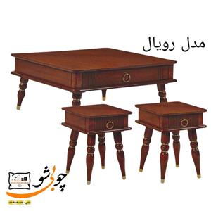 جلومبلی چوبی مدل رویال با دو عسلی