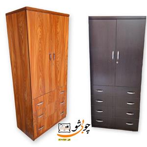 کمد جالباسی دو درب ۳ کشو مدل آرا