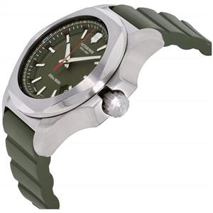 Victorinox I.N.O.X. Green Dial Silicone Strap Men's Watch 241683.1 
