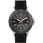 Timex Men's TW2P87200 Taft Street Black Silicone Strap Watch