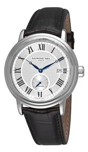 ساعت مچی دست دوم نقره کوچک Maestro Silver 2838-STC-00659 مردانه Raymond Weil