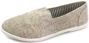 Womens Canvas Slip-On Shoes with Padded Insole