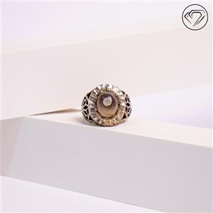 انگشتر باباقوری تک چشم بیضی و دامله مدل GA-1064