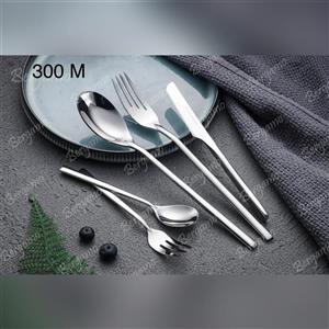 سرویس قاشق چنگال 160 پارچه برگامو مدل 300m