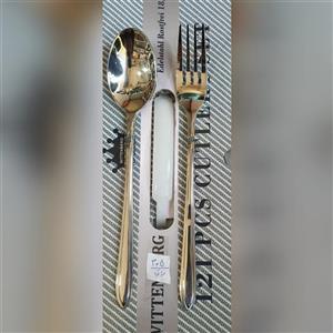 سرویس قاشق چنگال 121 پارچه 24 نفره اس جی مدل 305m