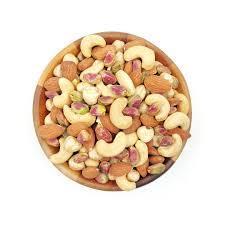 آجیل چهار مغز بادام درختی و بادام هندی و پسته درشت و فندق بدون پوست