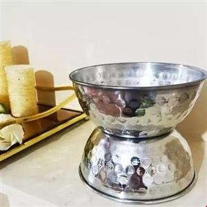 کاسه روحی چکشی لب ساده کد 6521