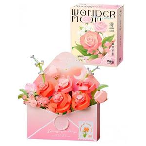 لگو مینی پاکت گل قرمز برند Wonder Moon  مدل 804220