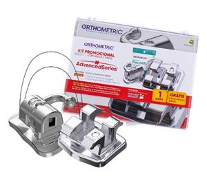 مواد و تجهیزات دندانپزشکی کیت اقتصادی براکت Roth 0.022 مدل Orthometric  Advanced Series 