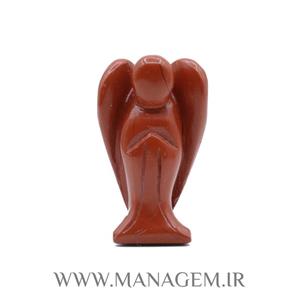 مجسمه سنگ جاسپر قرمز طرح فرشته کد 803.7