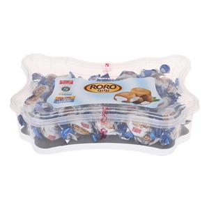 تافی کره‌ ای با مغزی کرم نارگیل رورو شیرین عسل - 300 گرم