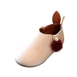 Toddler Casual Shoes FAPIZI Baby Girls Children Fashion Bowknot Sneaker Boots Zipper Princess Flats