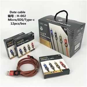 کابل USB شارژ نخی مدل JKX-002 رابط IOS