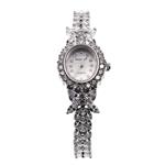 Royal Crown Women's Ladies Jewelary Watch 2527B silver Silver Dial Stainless Steel Watch