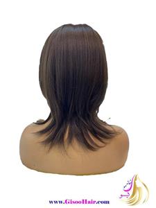 کلاه گیس توردار مصری پشت بلند قهوه ای کد6
