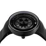 Skone Unique Men's Watches,Black Dial Face Silicone Strap Male Wristwatch,Cool Mens Watches Waterproof, Men's Big Face Gifts Watches relojes de Hombre