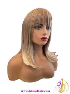 کلاه گیس پوستی لخت مصری بلند مش (کد 12H613)