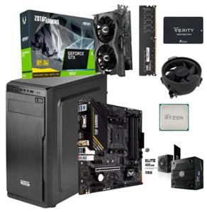 کیس گیمینگGREEN AVA Ryzen 5 PRO 4650G 16GB 1TB SSD 4GB GTX 1650
