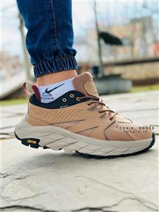 کتونی هوکا اناکاپا رنگ قهوه ای Goretex چهار فصل مخصوص کوهنوردی