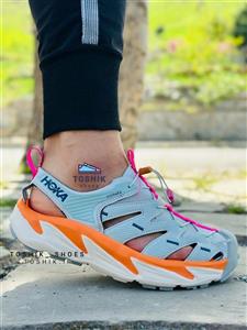 صندل هوکا رنگ کرم نارنجی مردانه و پسرانه