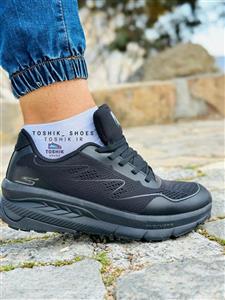 کفش اسکیچرز مردانه مموری فوم مشکی