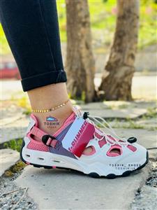 صندل ایرونر سفید صورتی زنانه و دخترانه