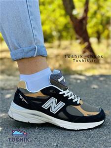 کتونی مردانه نیوبالانس 990 مشکی قهوه ای