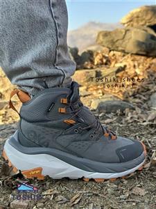 کتونی ساقدار کوهنوردی هوکا مدل kaha2 ضدآب طوسی