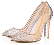 Women's High Heel Rhinestone Sandals, Pump Shoes, Business Office High Heels, Banquet Dinners Wedding White Silver