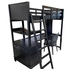 تخت دو طبقه چوبی کودک ونوجوان اسکای 700