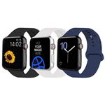  Soft Silicone Sport Strap Replacement Bands Compatible with 2018 iWatch Apple Watch 
