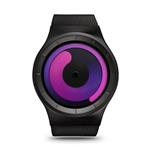 ZIIIRO Z0002WB3 Unisex Mercury Black Purple Watch