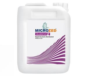 ضدعفونی کننده سطوح و ابزار Quatenol پنج لیتری  Microzed